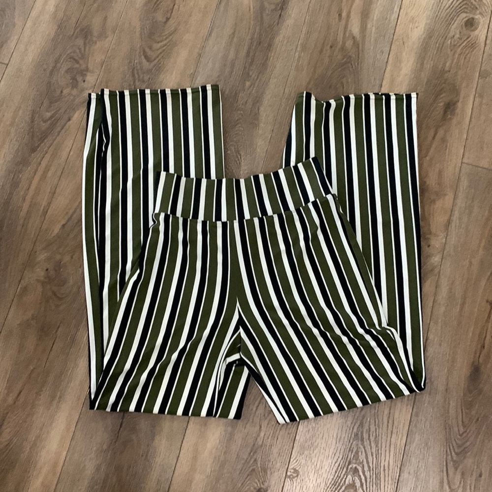 Express High Waisted Stripe Pants